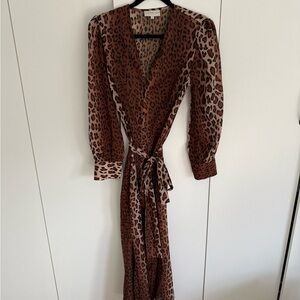 Leopard Print Maxi Dress